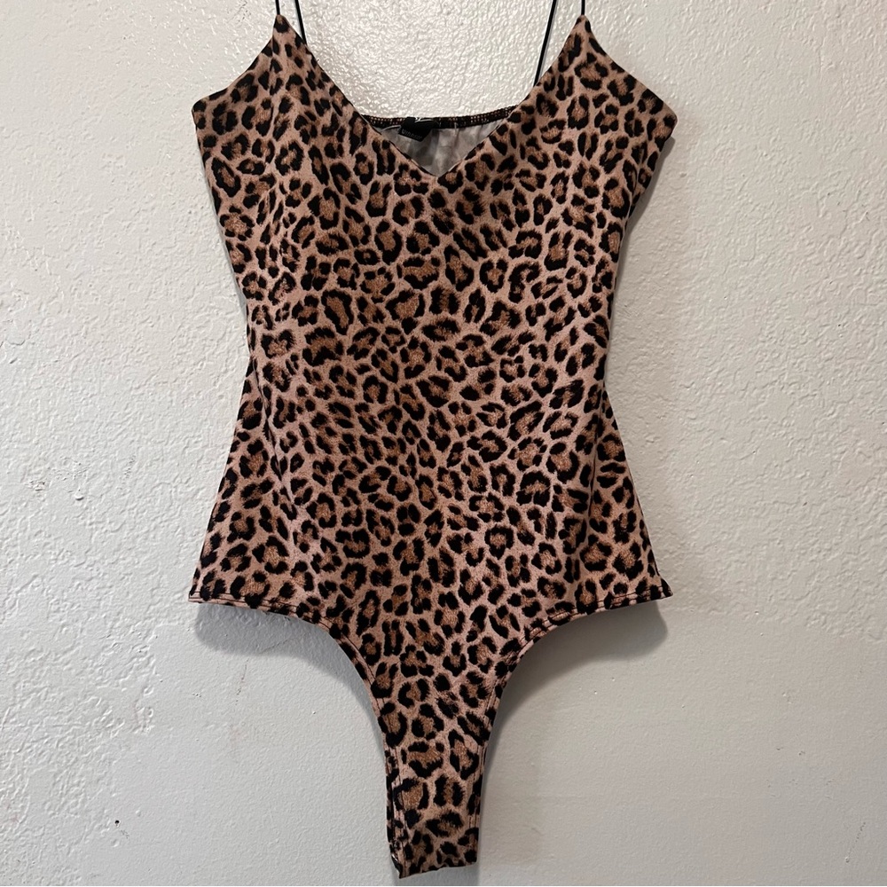 Leopard print bodysuit, tank